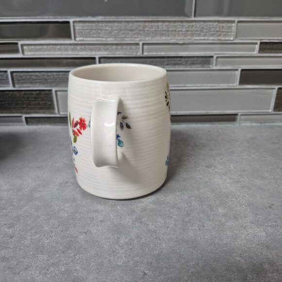 Anthropologie Initial "F" Petal Palette Floral Mug by Starla M Halfmann - Picture 2 of 6